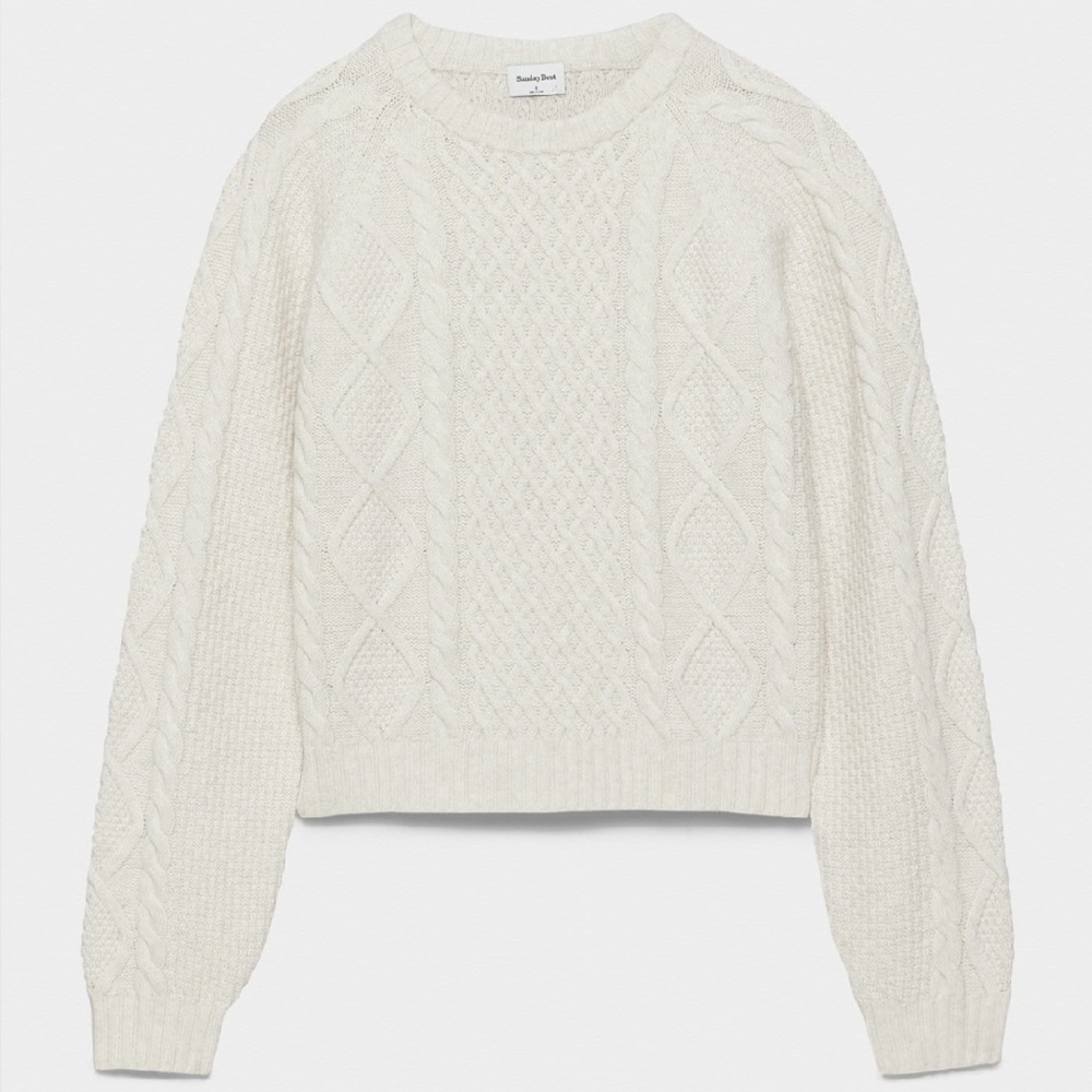 Aritzia-Sunday Lima Sweater | White
